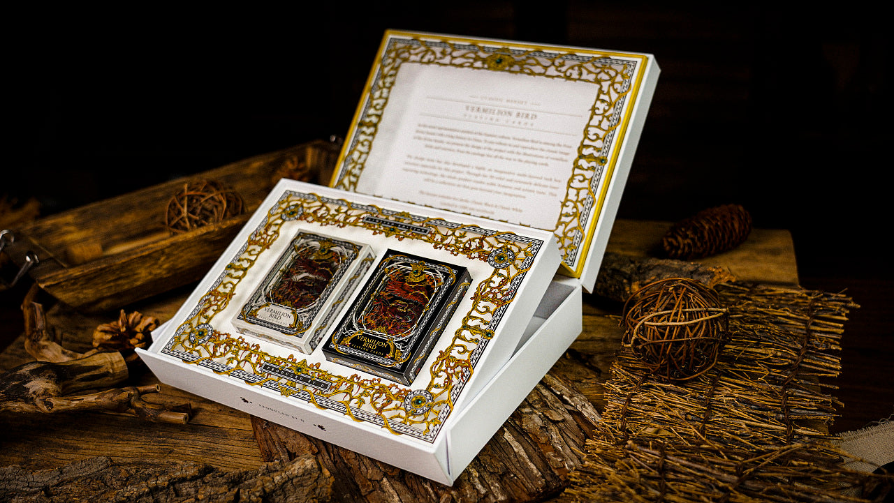 Vermilion Bird Playing Cards Playing Cards by Ark Playing Cards