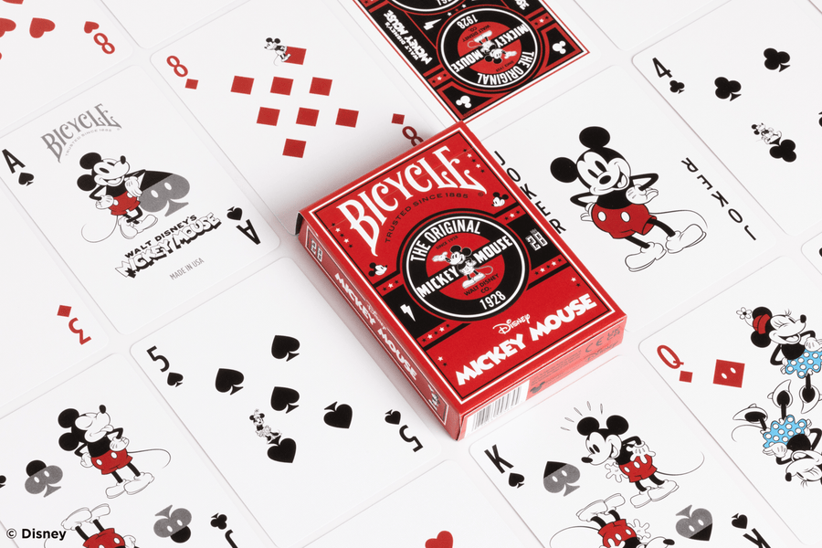 Bicycle Mickey Mouse Playing Cards Classic Edition Playing Cards by Bicycle Playing Cards