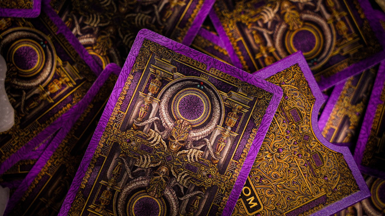 Devildom Luxury Leather Playing Cards Playing Cards by Ark Playing Cards