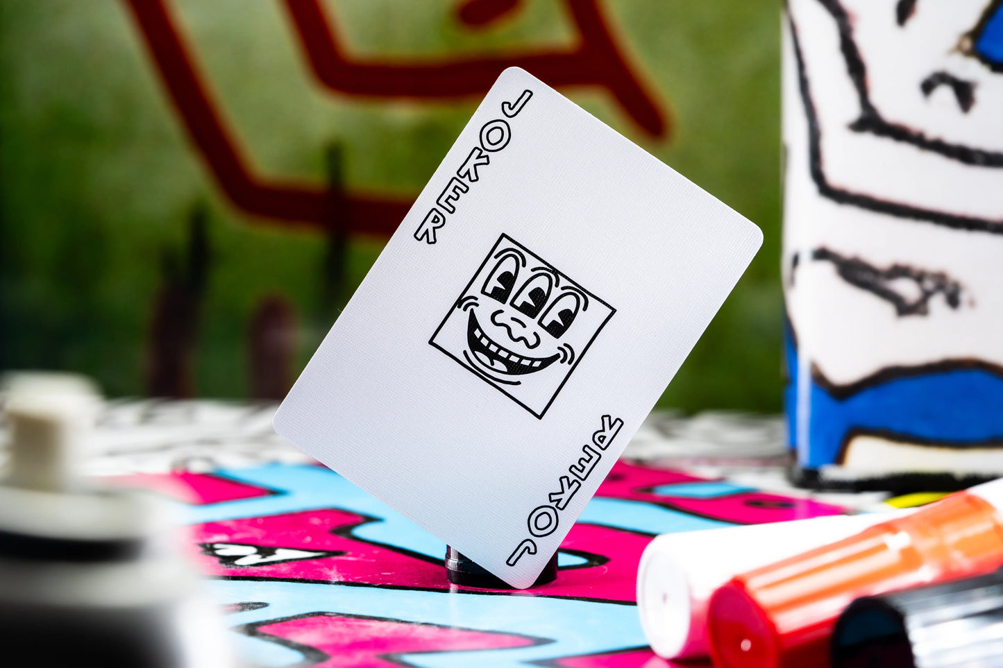 Keith Haring Playing Cards Playing Cards by Theory11