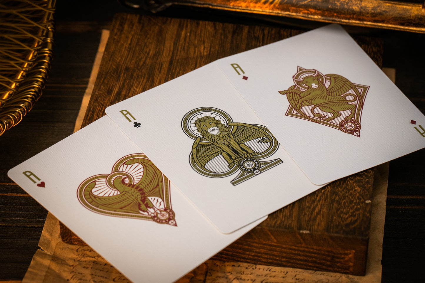 The Cross Admiral Angels Playing Cards Playing Cards by Riffle Shuffle Playing Card Company