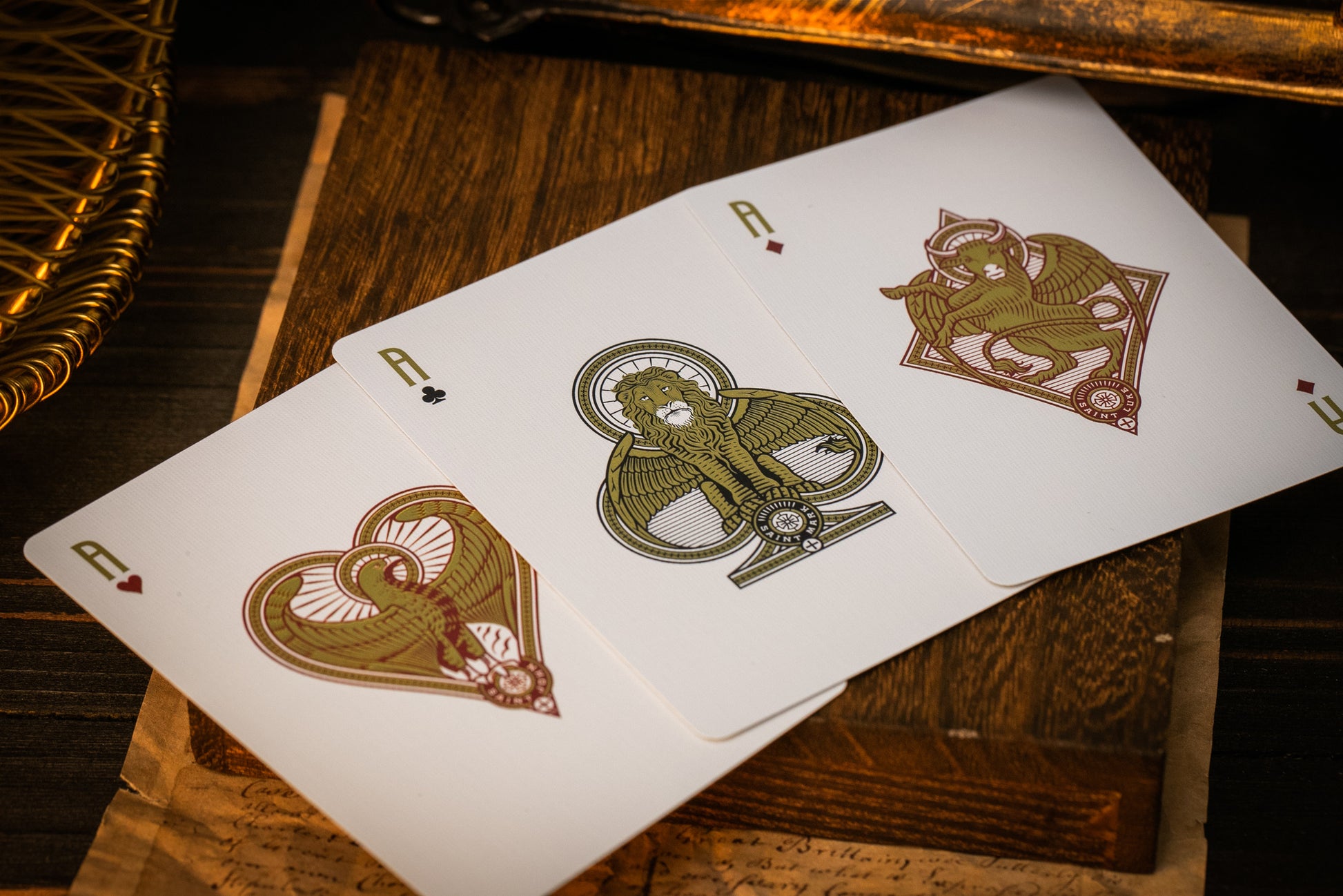 The Cross Admiral Angels Playing Cards Playing Cards by Riffle Shuffle Playing Card Company