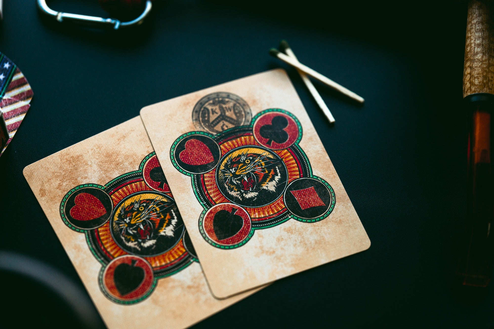Kings Wild Tigers Playing Cards – Rare Playing Cards