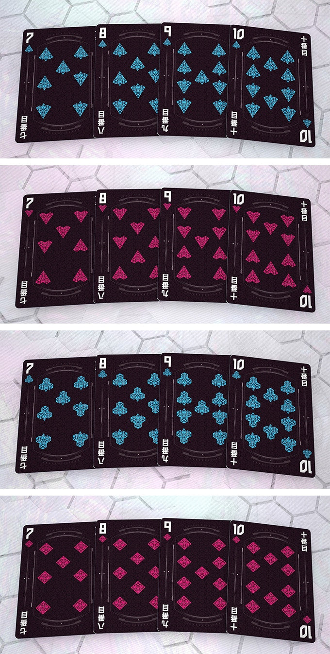 NEOTOKYO Playing Cards Playing Cards by KardecK