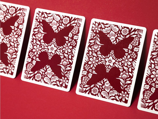 Butterfly Playing Cards Workers Edition - Red Playing Cards by Butterfly Playing Cards