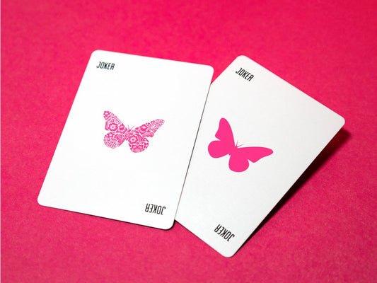 Butterfly Workers Playing Cards Pink Edition Playing Cards by Butterfly Playing Cards