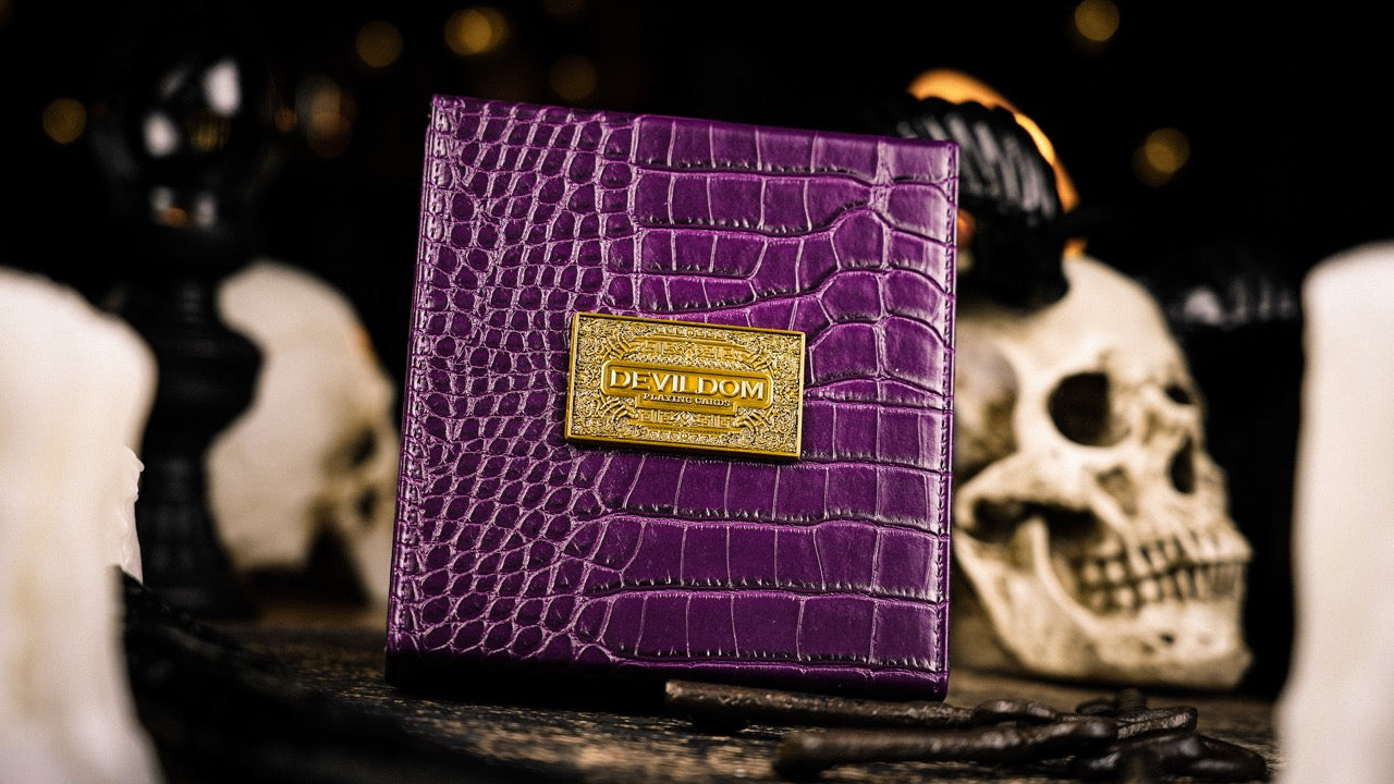 Devildom Luxury Leather Playing Cards Playing Cards by Ark Playing Cards