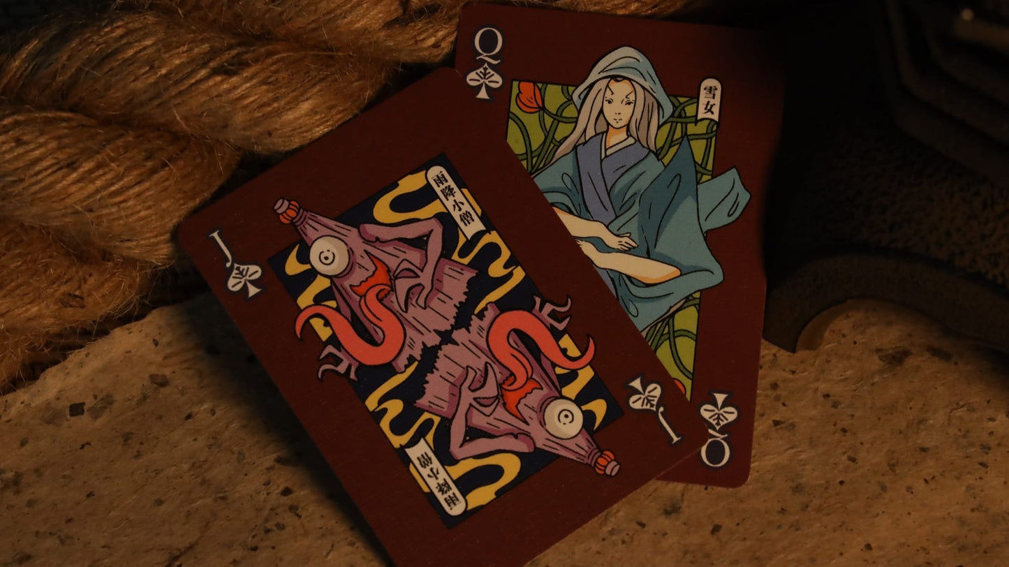 Hyakki Yagyo Yokai Realm Playing Cards Playing Cards by Bloom Playing Cards