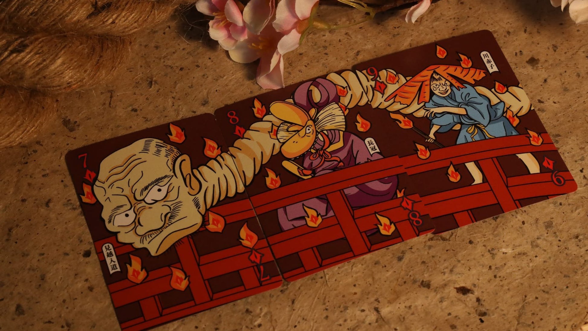 Hyakki Yagyo Yokai Realm Playing Cards Playing Cards by Bloom Playing Cards