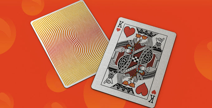 Original Blackcat Orange Milk Playing Cards