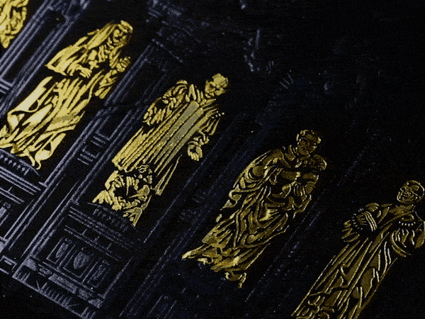 The Cross Playing Cards - Golden Grace Foiled Edition Playing Cards by Riffle Shuffle Playing Card Company