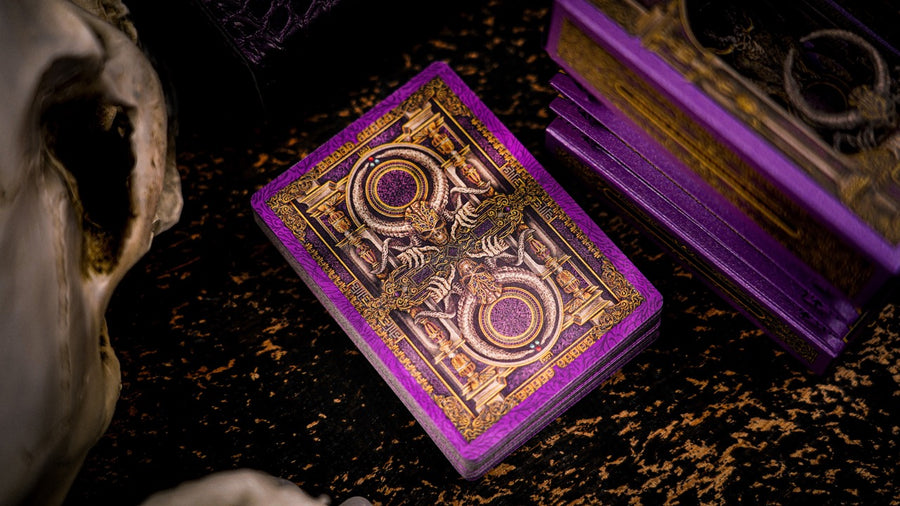 Devildom Luxury Leather Playing Cards Playing Cards by Ark Playing Cards