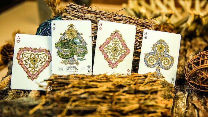Azure Dragon Playing Cards Playing Cards by Ark Playing Cards