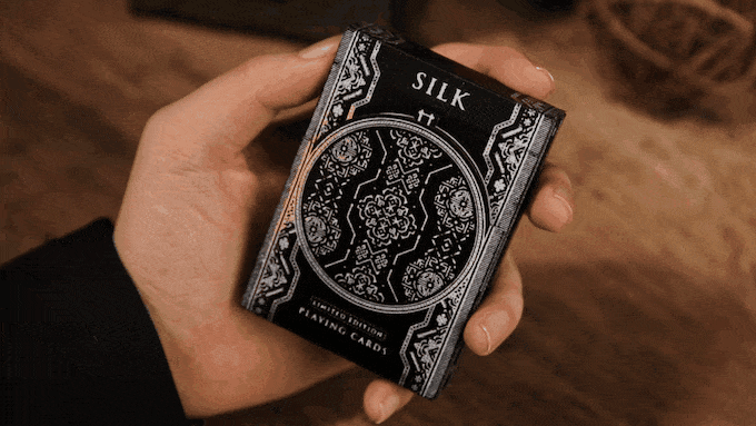 The Silk Black Boxset Ark Playing Cards Playing Cards by Ark Playing Cards