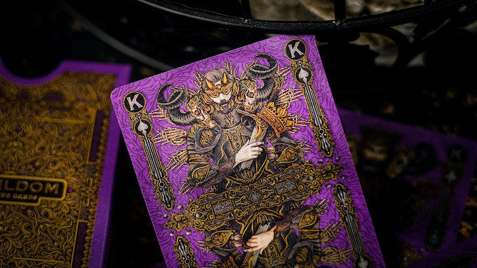Devildom Luxury Leather Playing Cards Playing Cards by Ark Playing Cards