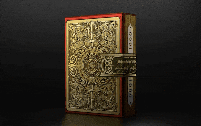 Foil and Gilded Edition LOTR Two Towers Playing Cards Playing Cards by Kings Wild Project