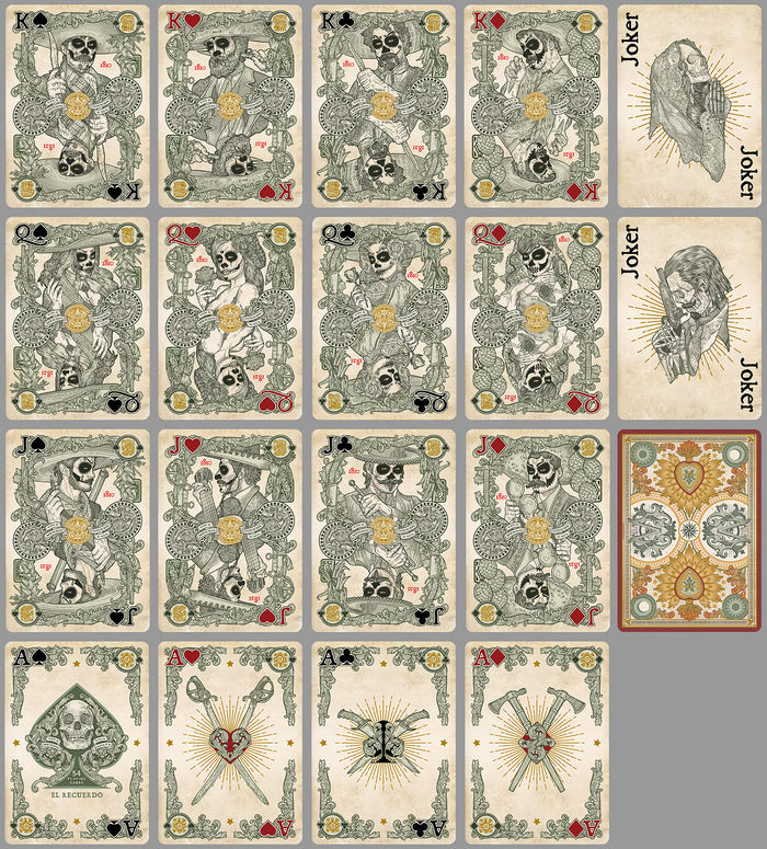 El Recuerdo Playing Cards - Full Set