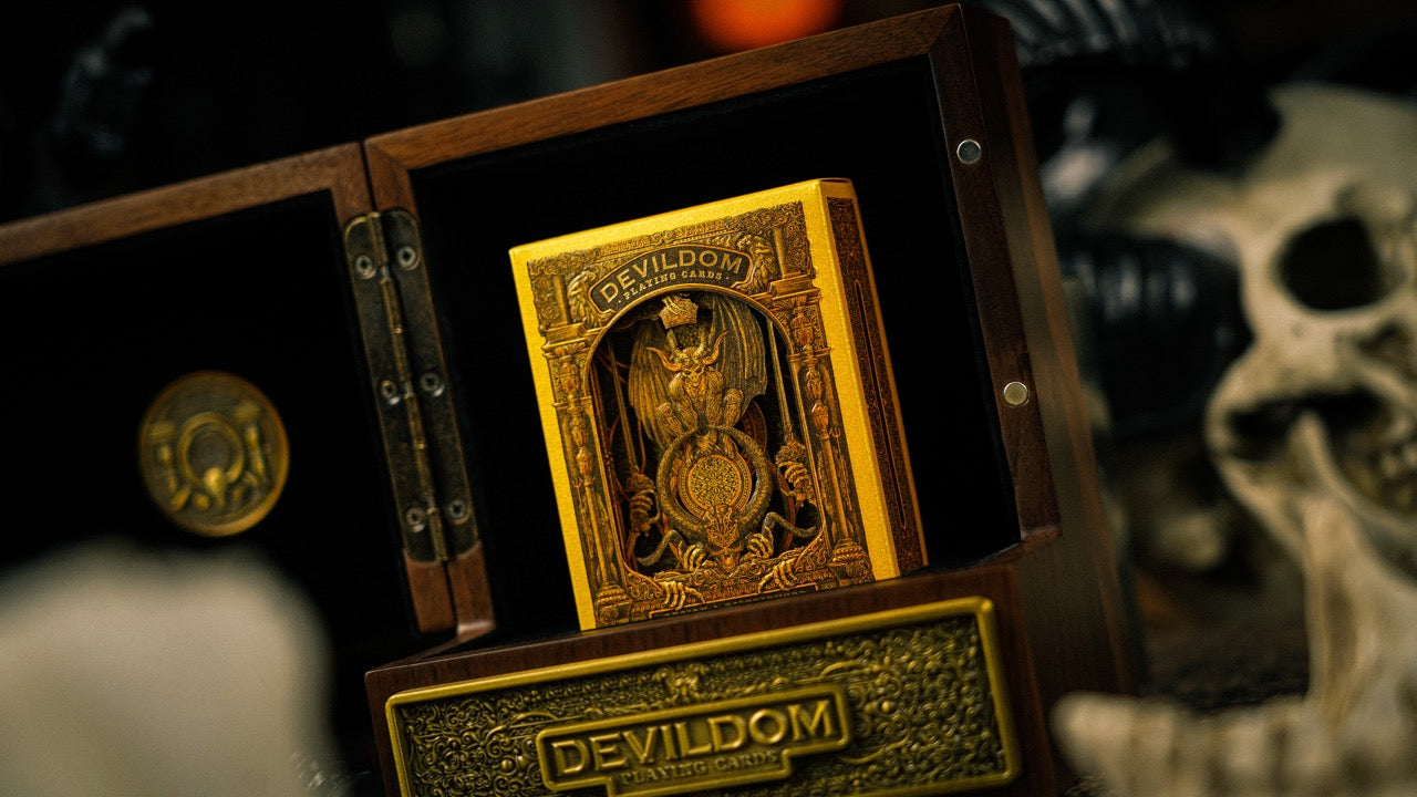 Devildom Walnut Playing Cards Playing Cards by Ark Playing Cards