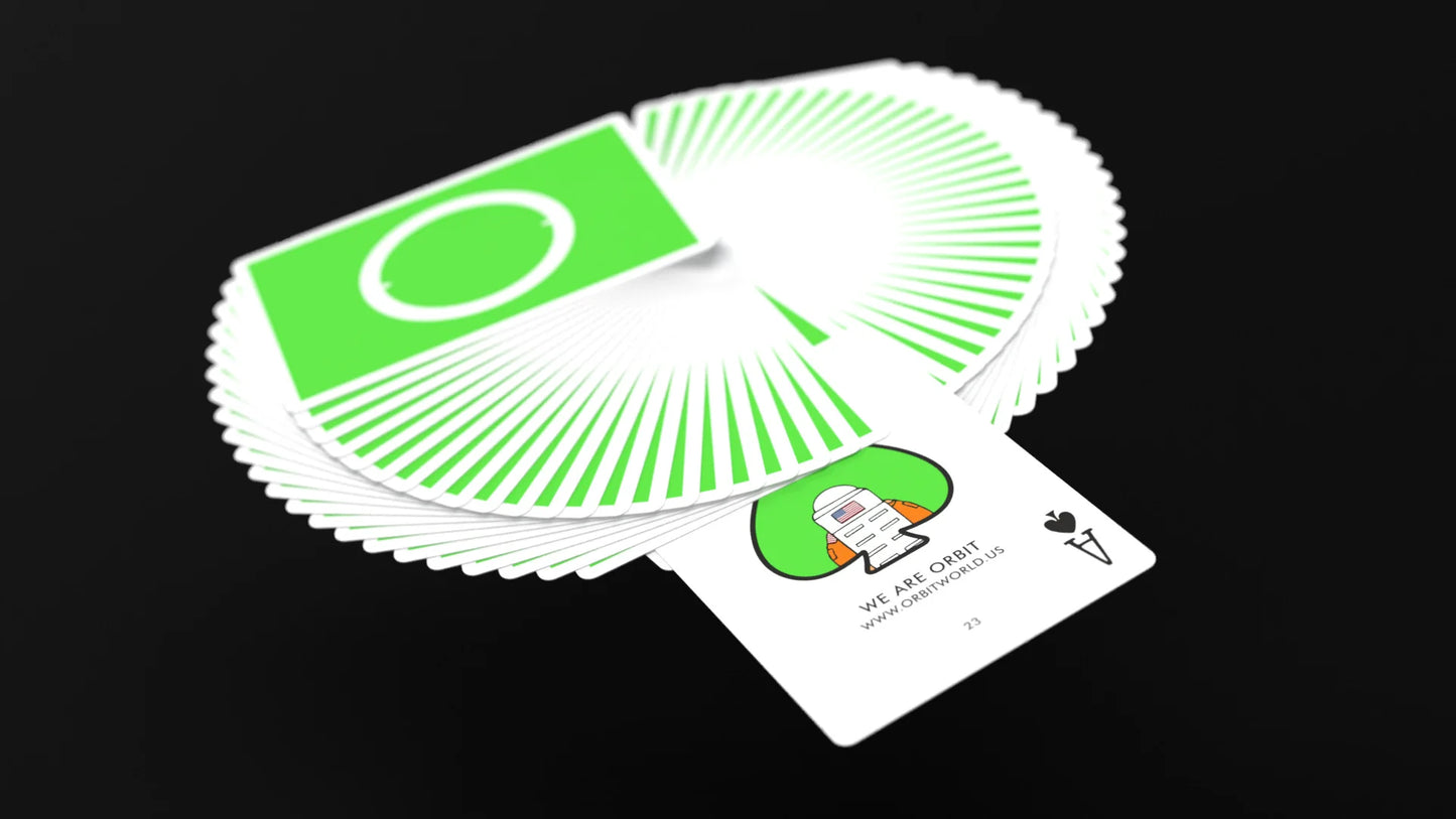 Orbit Chroma Key Playing Cards Playing Cards by Orbit Brown