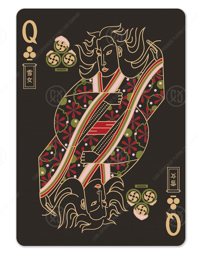 Green Densho Playing Cards Playing Cards by Card Experiment
