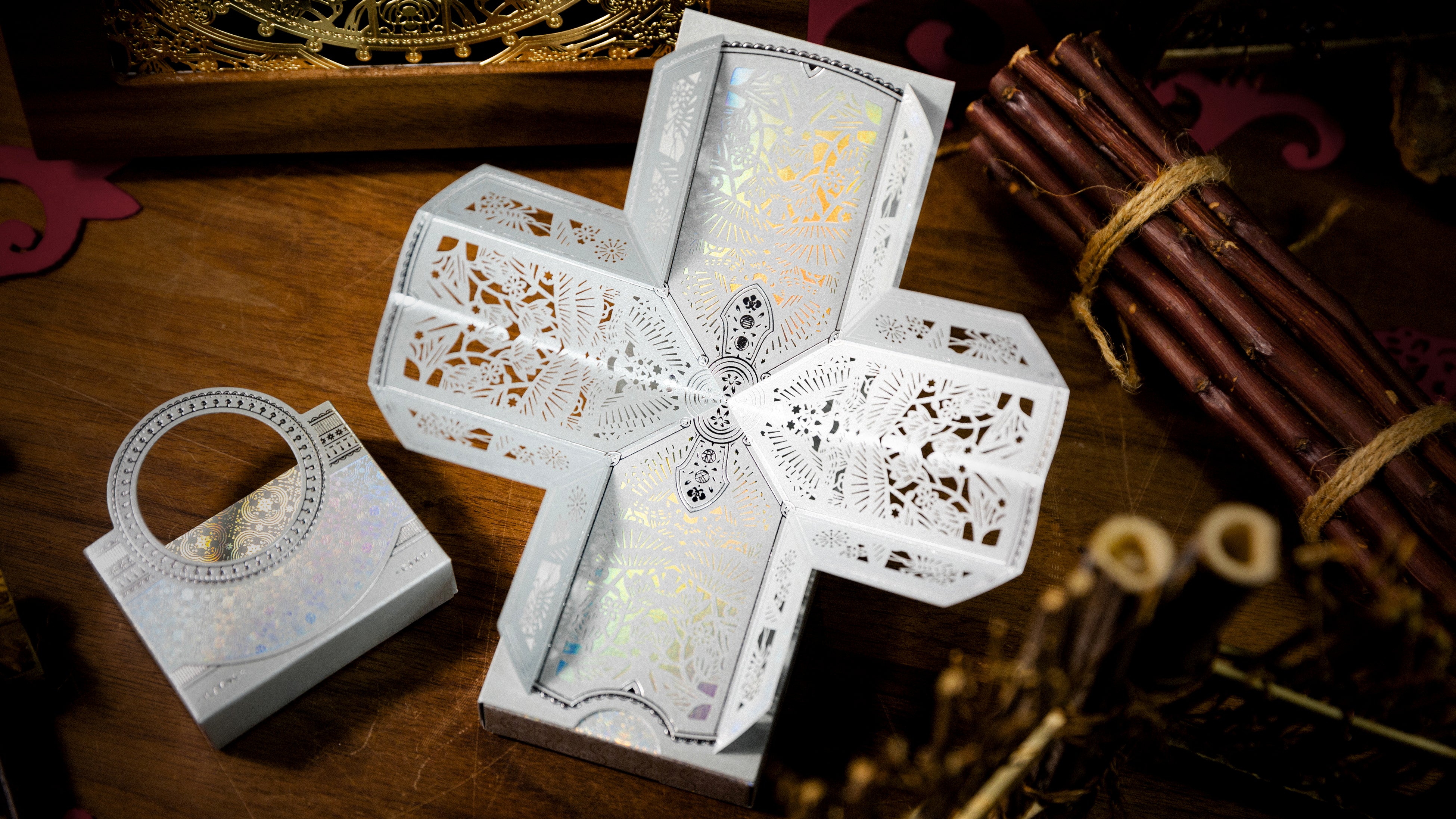 The Four Seasons Wooden Boxset - Ark Playing Cards – Rare Playing Cards