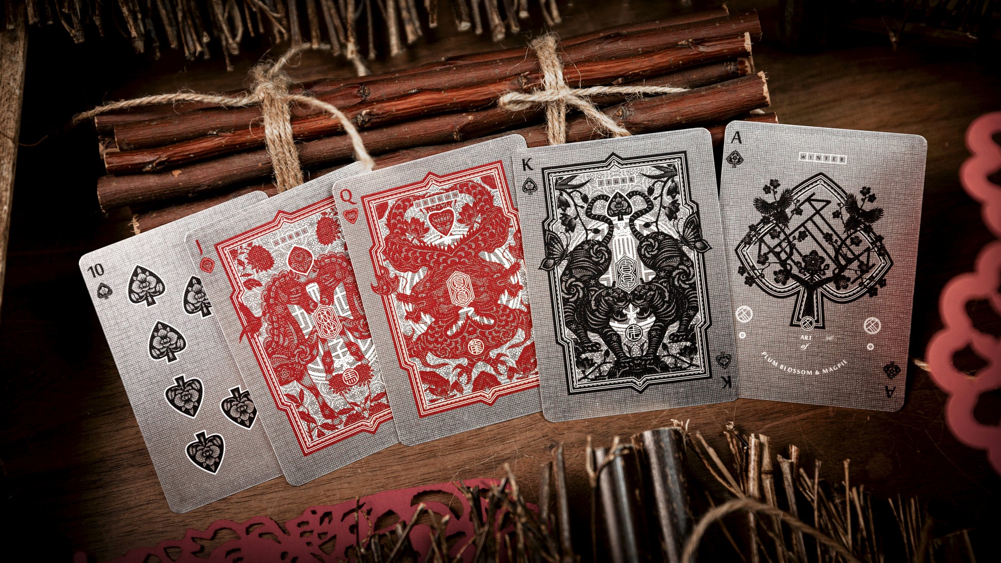 The Four Seasons Wooden Boxset - Ark Playing Cards Playing Cards by Ark Playing Cards
