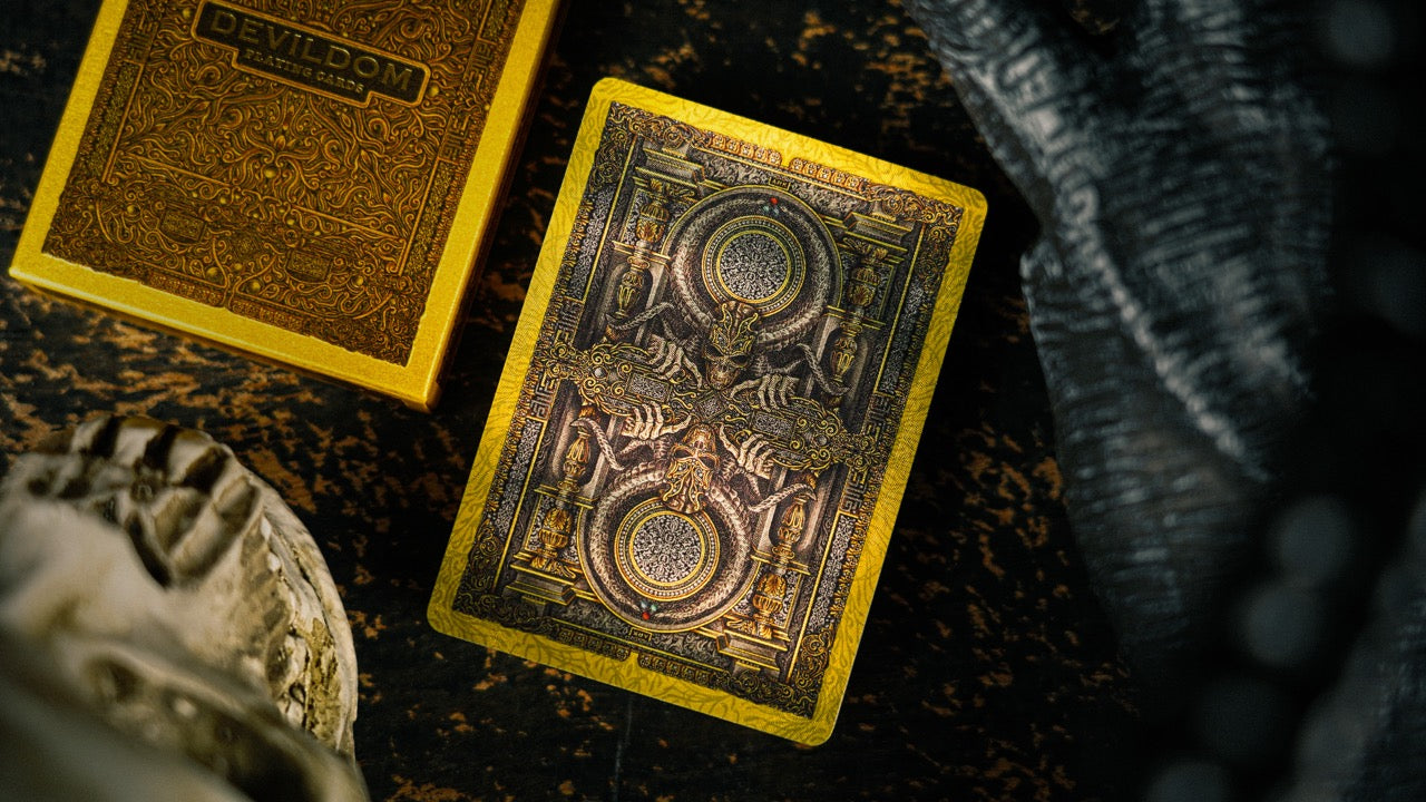 Devildom Walnut Playing Cards Playing Cards by Ark Playing Cards