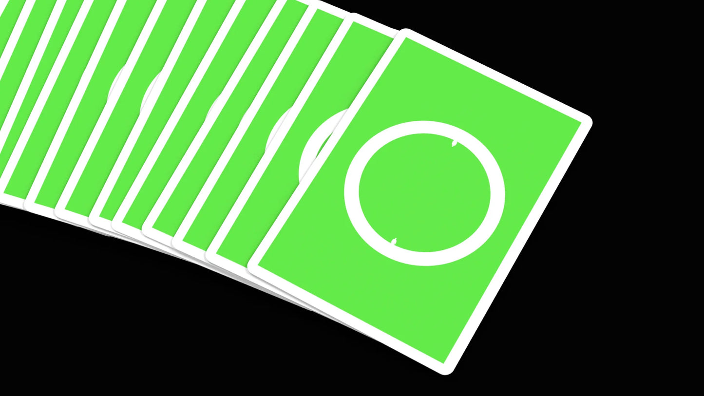 Orbit Chroma Key Playing Cards Playing Cards by Orbit Brown