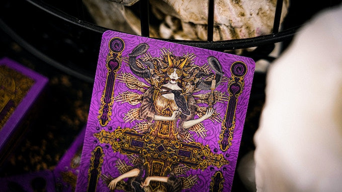 Devildom Luxury Leather Playing Cards Playing Cards by Ark Playing Cards