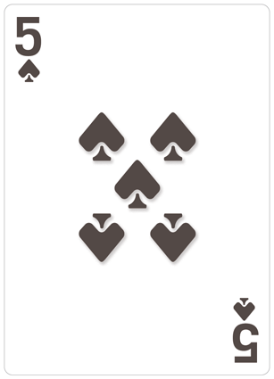 3D Motion Playing Cards Playing Cards by Kikkerland