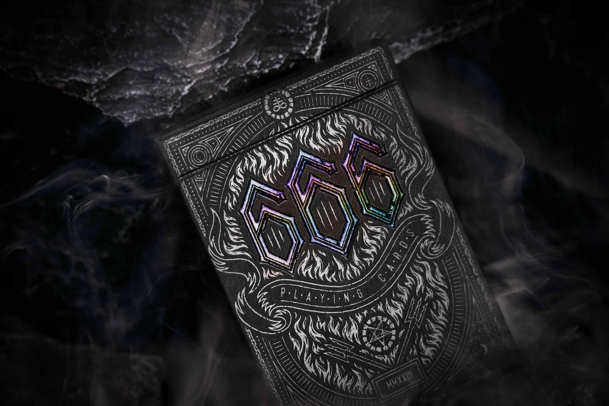 666 Obsidian Playing Cards limited edition deck