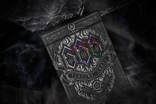 666 Obsidian Playing Cards limited edition deck
