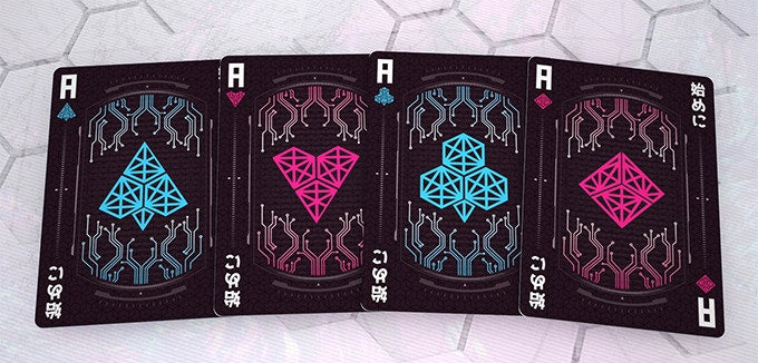 NEOTOKYO Playing Cards Playing Cards by KardecK