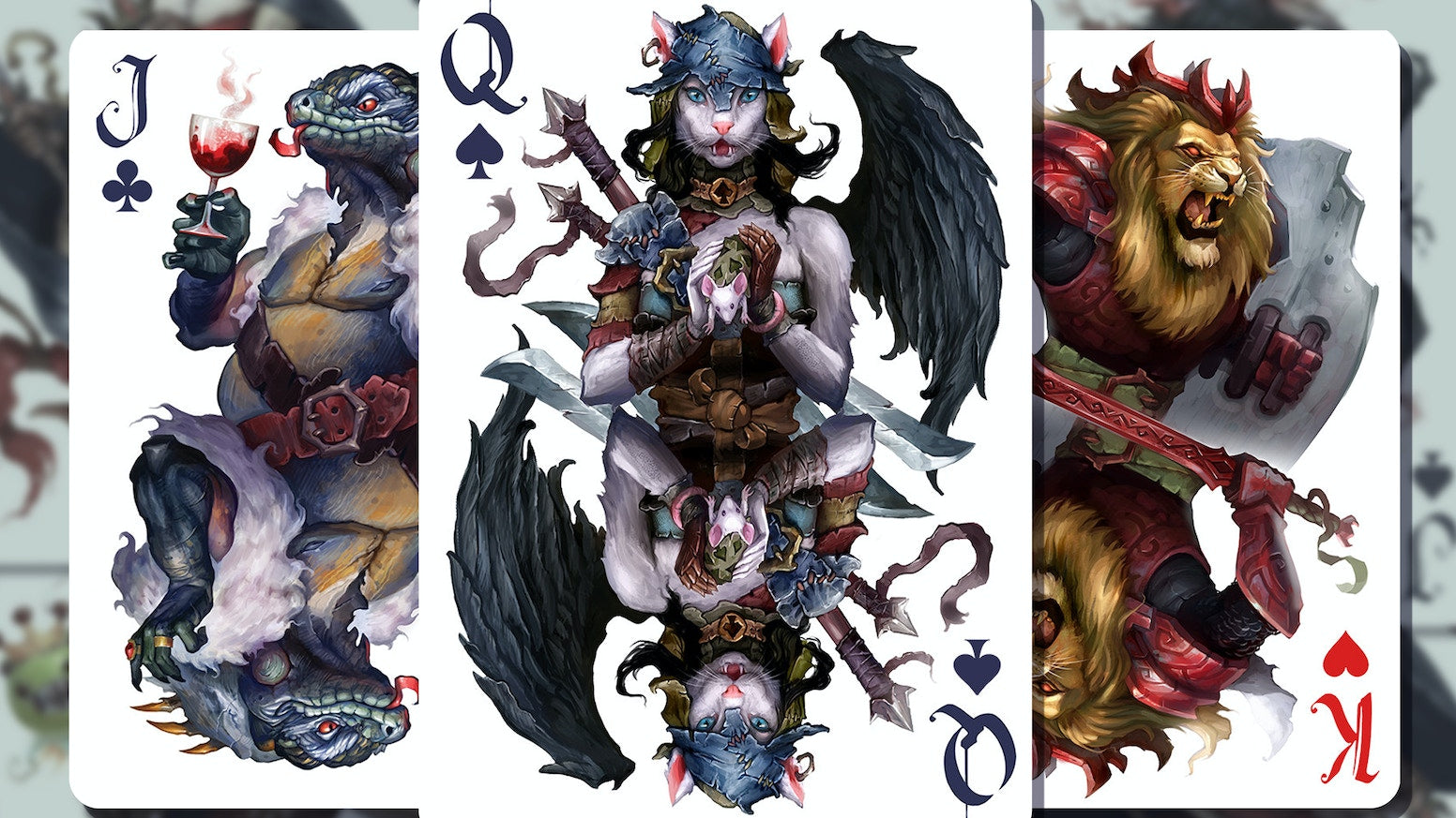 Therian Playing Cards Playing Cards by Unique Playing Cards