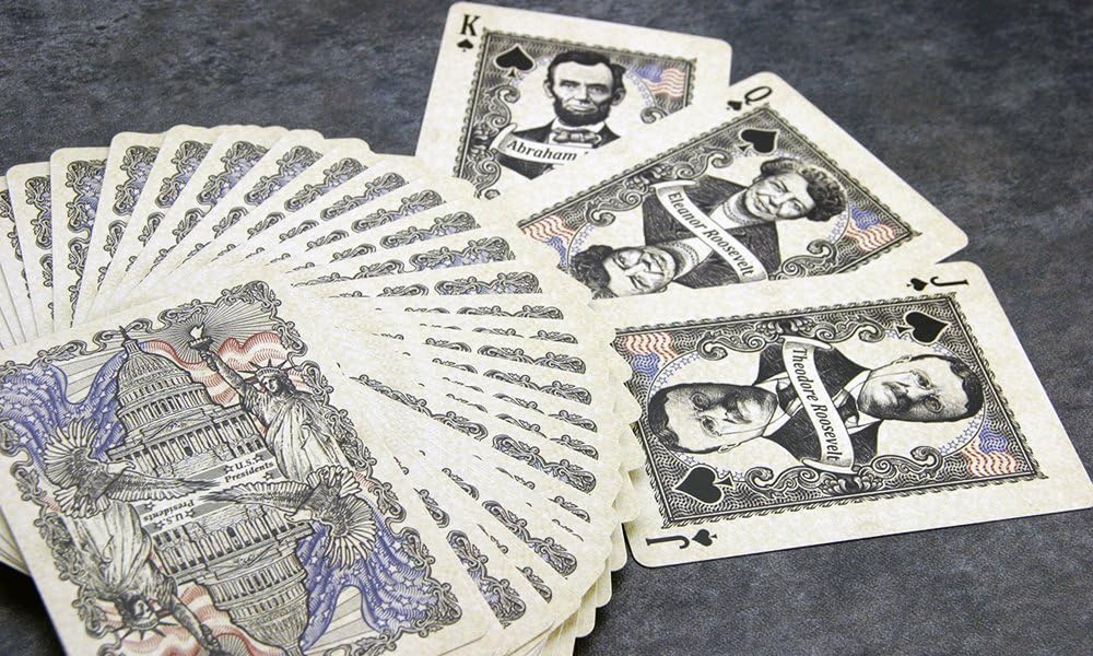 Bicycle US Presidents Playing Cards (Deluxe Embossed Collector Edition) Playing Cards by US Playing Card Co.