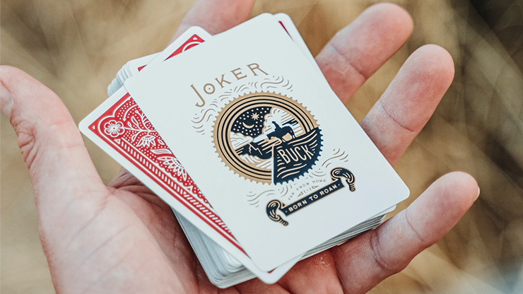 Red Drifters Playing Cards Playing Cards by Dan & Dave