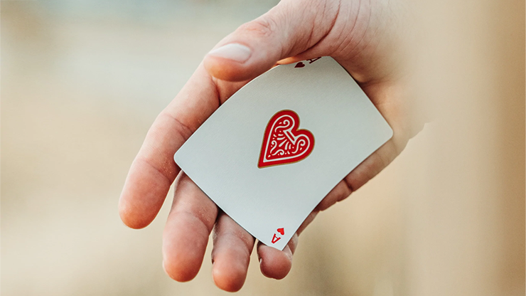 Red Drifters Playing Cards Playing Cards by Dan & Dave