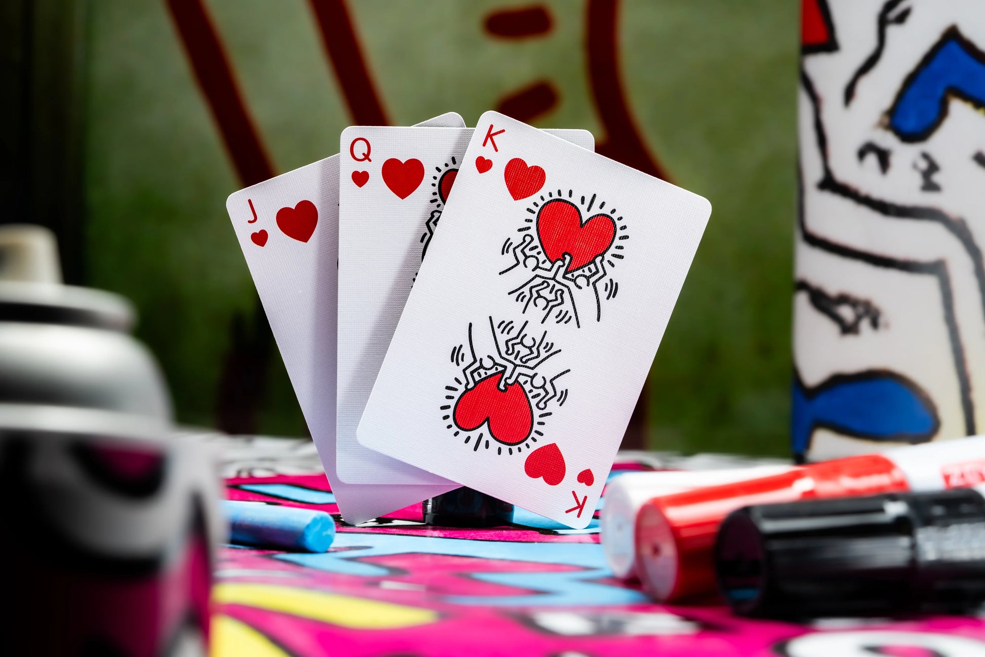 Keith Haring Playing Cards Playing Cards by Theory11