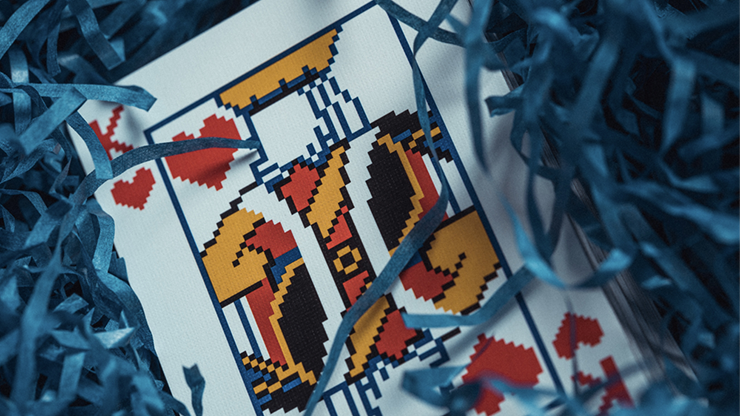 Surprise Deck V5 Playing cards - Blue Playing Cards by Bacon Playing Card Company