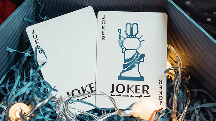 Surprise Deck V5 Playing cards - Blue Playing Cards by Bacon Playing Card Company