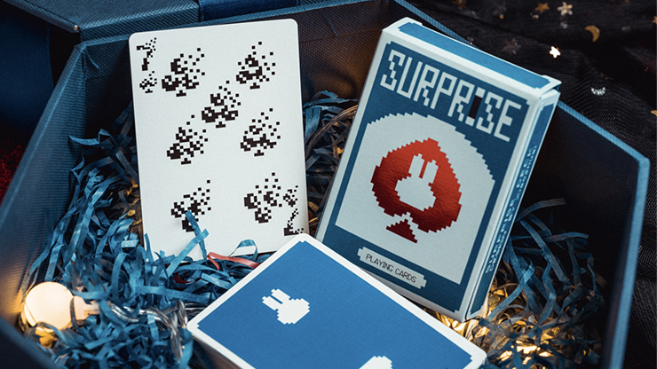 Surprise Deck V5 Playing cards - Blue Playing Cards by Bacon Playing Card Company