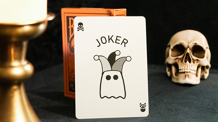 Orange Bicycle Boo Back Playing Cards Playing Cards by Bicycle Playing Cards