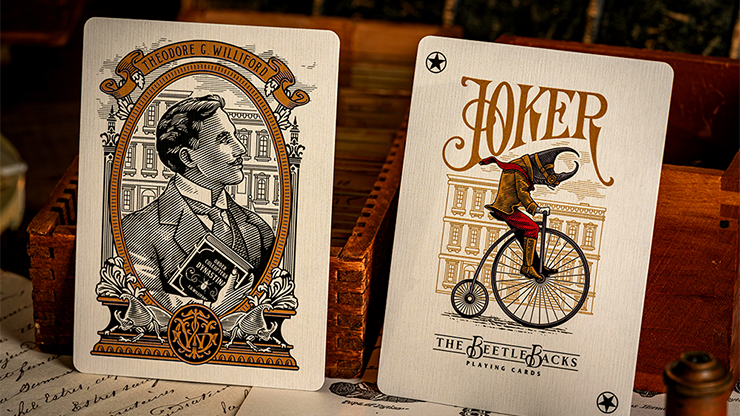 Beetle Backs Playing Cards - Crimson Edition