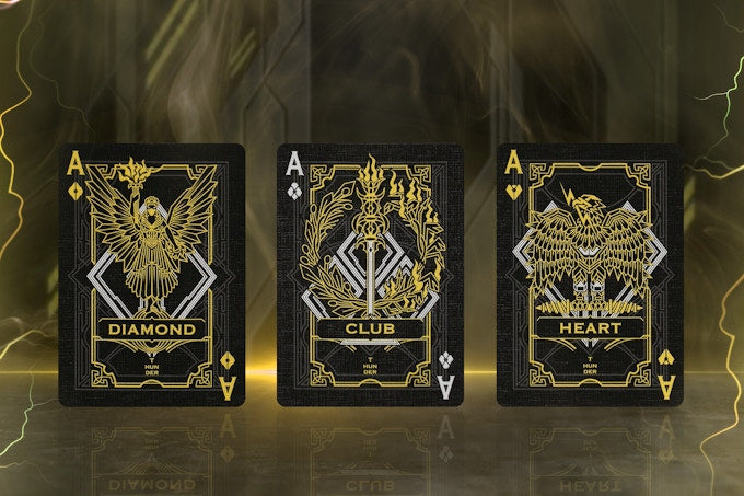 Thunder Playing Cards Playing Cards by Card Mafia