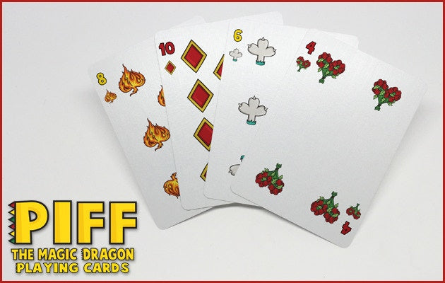 PIFF The Magic Dragon Playing Cards Playing Cards by PIFF The Magic Dragon