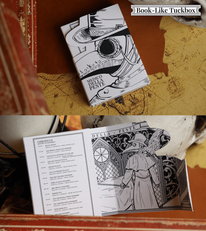 Plague Doctor Veil Playing Cards