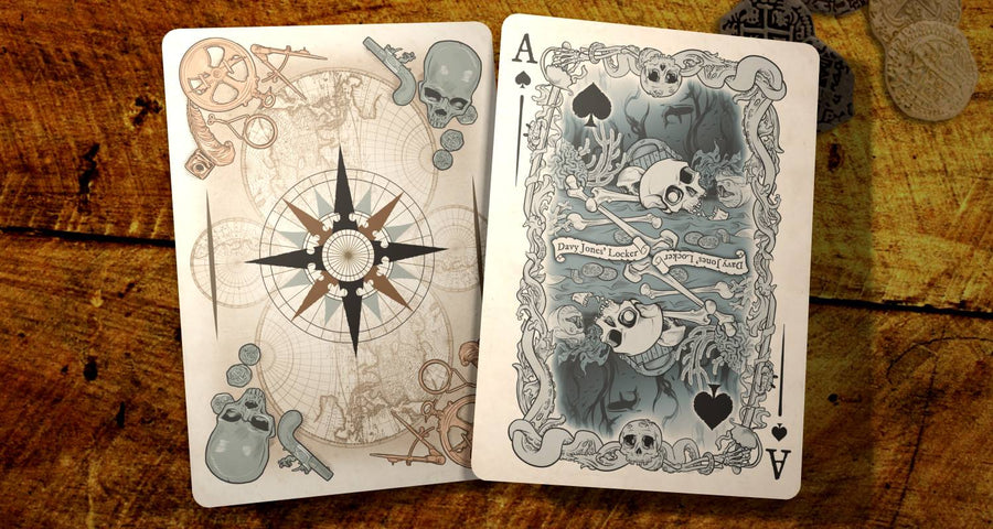 Seven Seas Playing Cards - Rare Unbranded Edition Playing Cards by Brain Vessel
