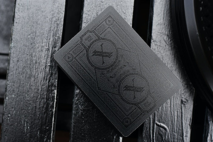 Double Black Waterproof Playing Cards by Blackout Brother