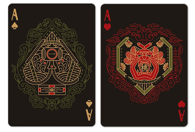 Green Densho Playing Cards Playing Cards by Card Experiment