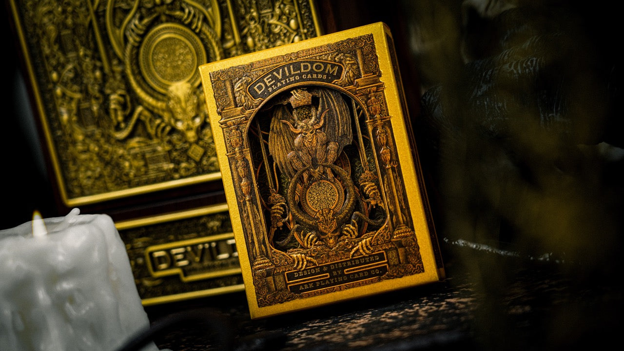 Devildom Walnut Playing Cards Playing Cards by Ark Playing Cards
